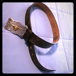 Black Tony Lama Belt Size 26